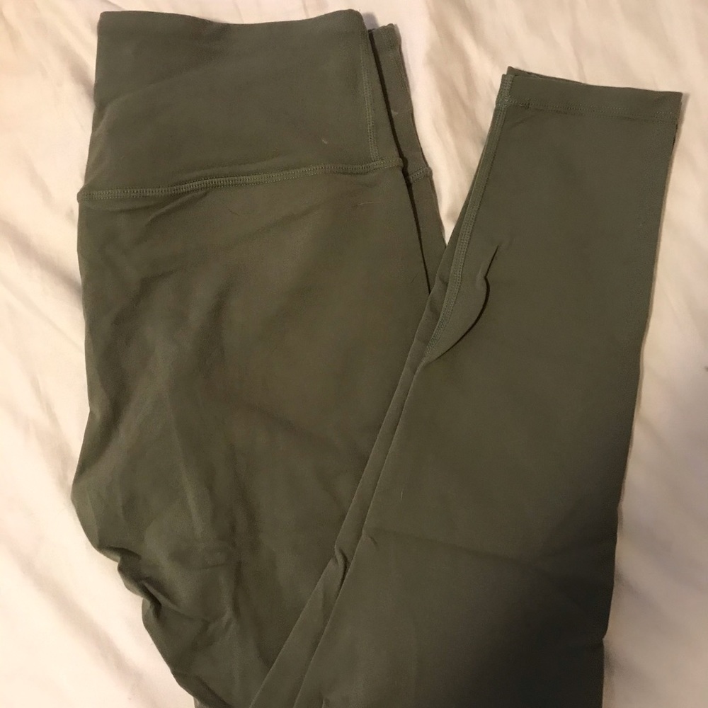 Green prana leggings